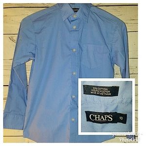 CHAPS Boys Button Down Collar Shirt